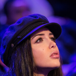 Nabilla Benattia - Soirée boxe No Limit - Episode II dans l'enceinte du Palais des Sports de Levallois-Perret, France, le 14 décembre 2017. © Cyril Moreau/Bestimage