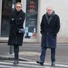 Didier Barbelivien et sa femme Laure - Obsèques de Andrée Sarkozy (mère de N.Sarkozy), dite Dadue née Andrée Mallah, en l'église Saint-Jean-Baptiste à Neuilly-Sur-Seine, le 18 décembre 2017.