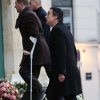 Olivier Sarkozy - Obsèques de Andrée Sarkozy (mère de Nicolas Sarkozy), dite Dadue née Andrée Mallah, en l'église Saint-Jean-Baptiste à Neuilly-Sur-Seine, le 18 décembre 2017.
