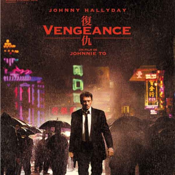Johnny Hallyday dans "Vengeance" de Johnny To, en 2009.