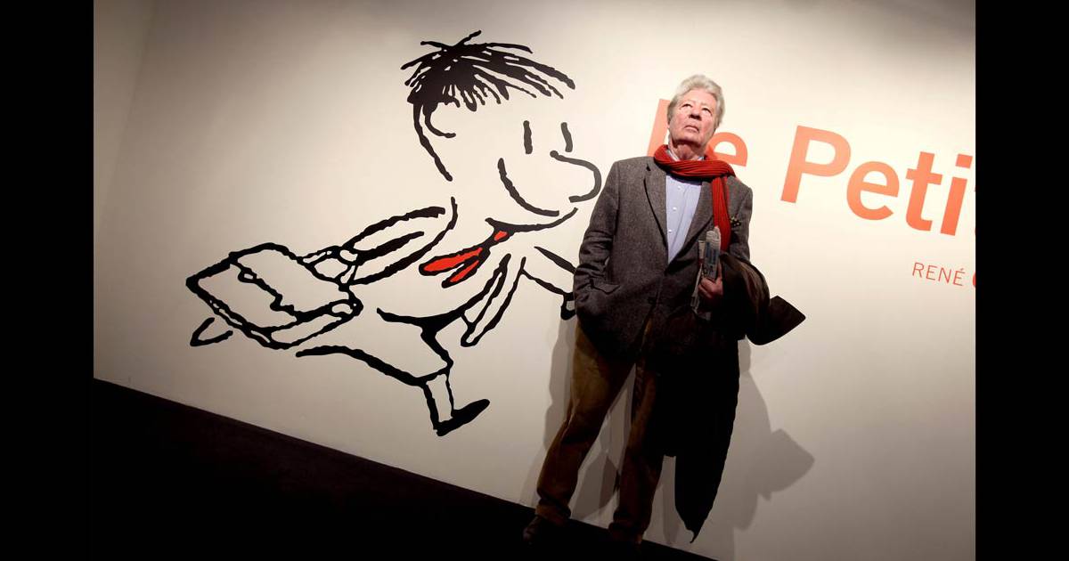 Sempé était hier à l'exposition consacrée au Petit Nicolas, à la mairie de Paris, à l'occasion ...