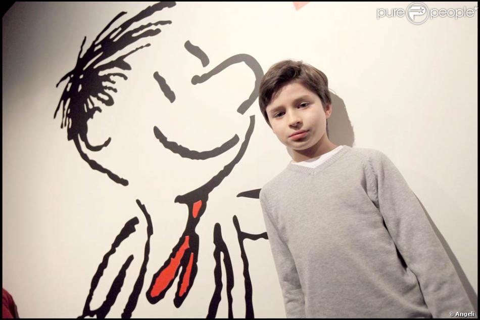 Maxime Godart était hier à l'exposition consacrée au Petit Nicolas, à la mairie de Paris, à l ...