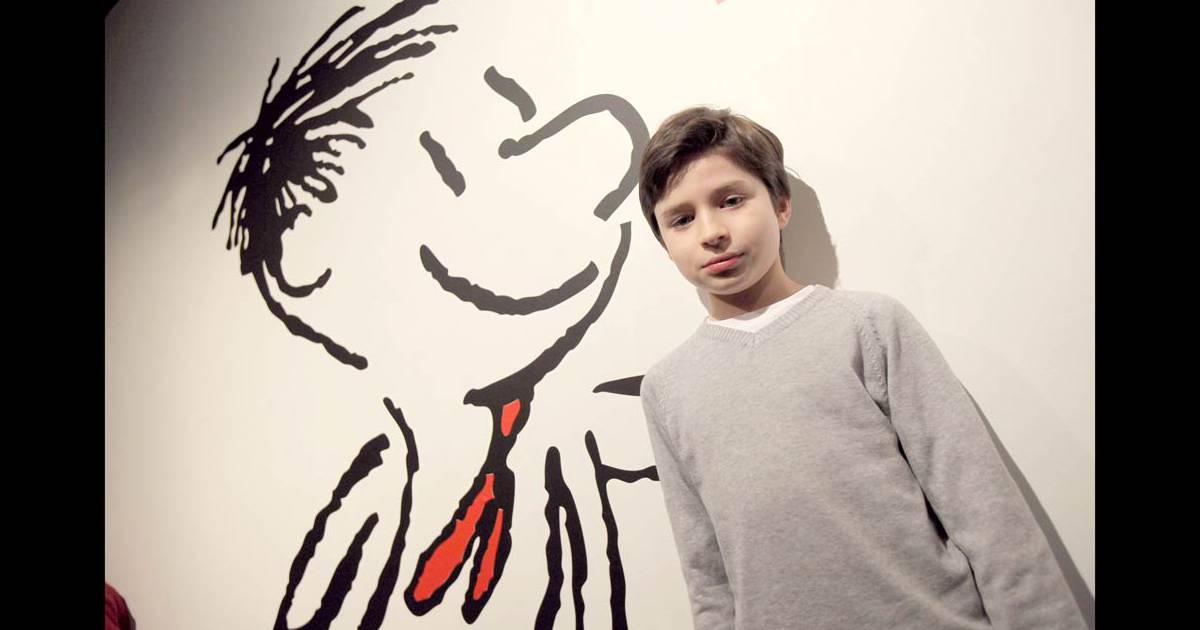 Maxime Godart était hier à l'exposition consacrée au Petit Nicolas, à la mairie de Paris, à l ...