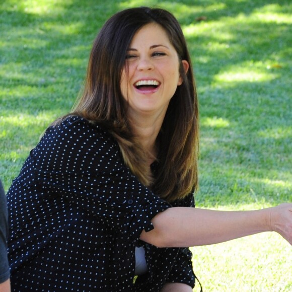 Selena Gomez et sa mère Mandy Teefey avec sa petite soeur Gracie Elliott à Los Angeles le 19 juin 2013