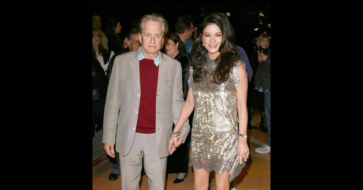 Michael Douglas et son épouse Catherine Zeta-Jones ...