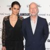 Bruce Willis, Emma Heming à la soirée "Glamour 2014 Women Of The Year Awards" à New York, le 10 novembre 2014