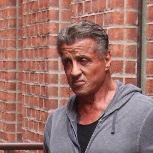 Sylvester Stallone à la sortie d'un centre médical à Beverly Hills, le 1er novembre 2017