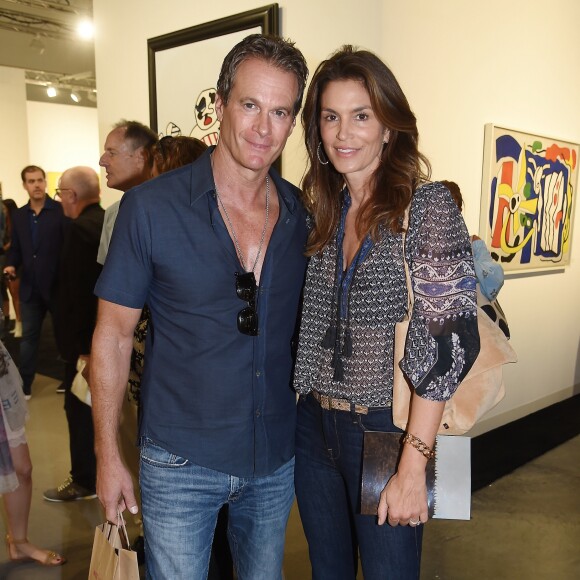 Cindy Crawford et Rande Gerber à Art Basel Miami Beach. Le 6 décembre 2017.