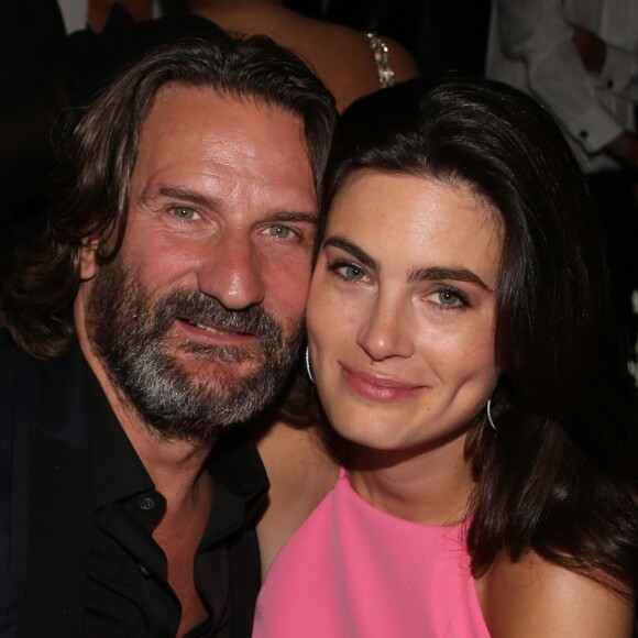 Exclusif - Frédéric Beigbeder et sa femme Lara Micheli lors de la soirée "Sandra and Co" pendant le 70e Festival International du film de Cannes, le 20 mai 2017. © Denis Guignebourg/Bestimage