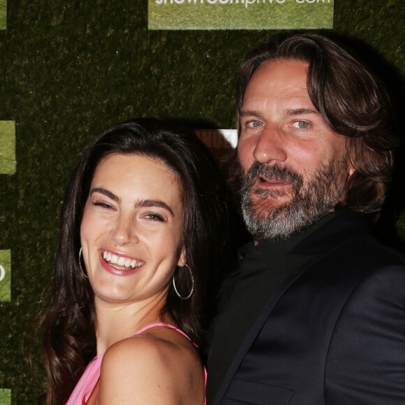Exclusif - Frédéric Beigbeder et sa femme Lara Micheli lors de la soirée "Sandra and Co" pendant le 70e Festival International du film de Cannes, le 20 mai 2017. © Denis Guignebourg/Bestimage