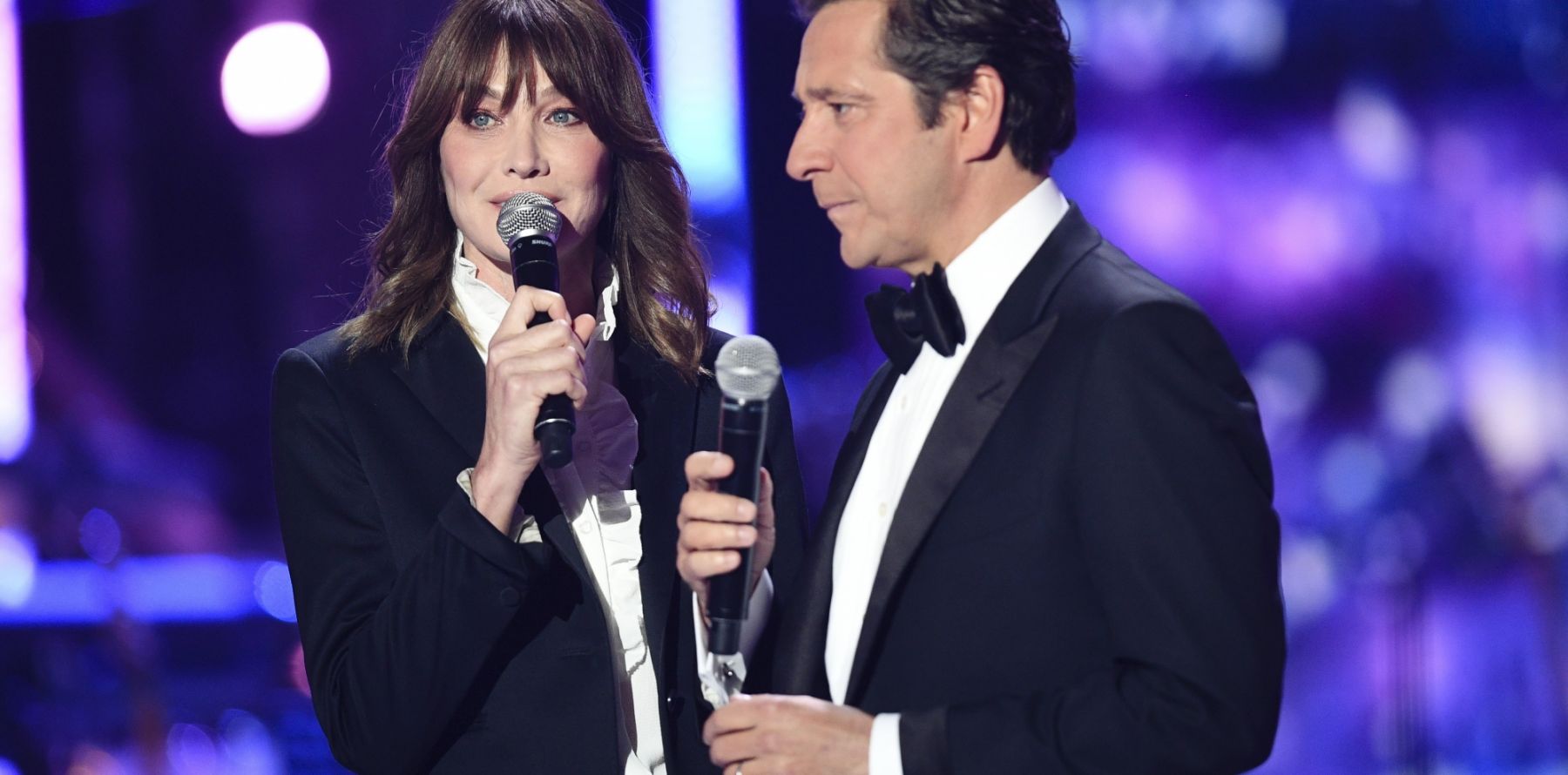 Laurent Gerra Dans les coulisses de ses 50 ans avec Carla Bruni et Léa Salamé Purepeople