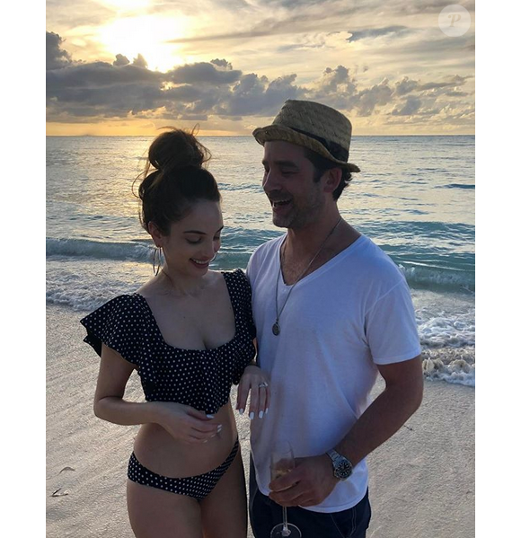 Alexa Ray Joel et son fiancé Ryan Gleason. Janvier 2018.