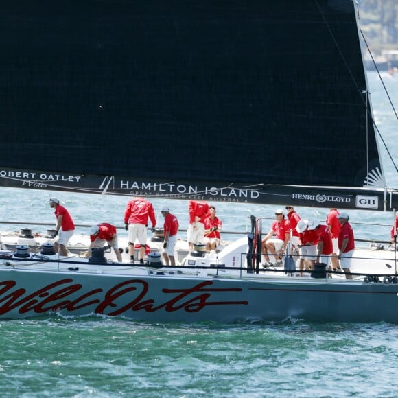 Exclusif - La princesse Mary et le prince Frederik de Danemark sur le yacht "Wild Oats XI" dans la baie de Sydney (Walsh Bay Sydney Harbour), le 12 décembre 2017.