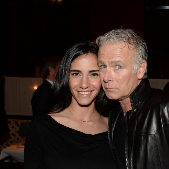 Exclusif - Franck Dubosc et sa femme Danièle lors de la soirée d'inauguration (cocktail dînatoire) du nouveau restaurant, méditerranéen, de la salle Pleyel, le Noto, à Paris, France, le 29 mars 2017. © Rachid Bellak/Bestimage