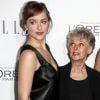 Melanie Griffith, sa mère Tippi Hedren, et ses filles Dakota Johnson et Stella Banderas - La 22e soirée annuelle "ELLE Women in Hollywood" à Beverly Hills, le 19 octobre 2015.