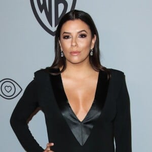 Eva Longoria (enceinte) - After-party des Golden Globes organisée par Warner Bros. Pictures et InStyle. Beverly Hills, Los Angeles, le 7 janvier 2018.