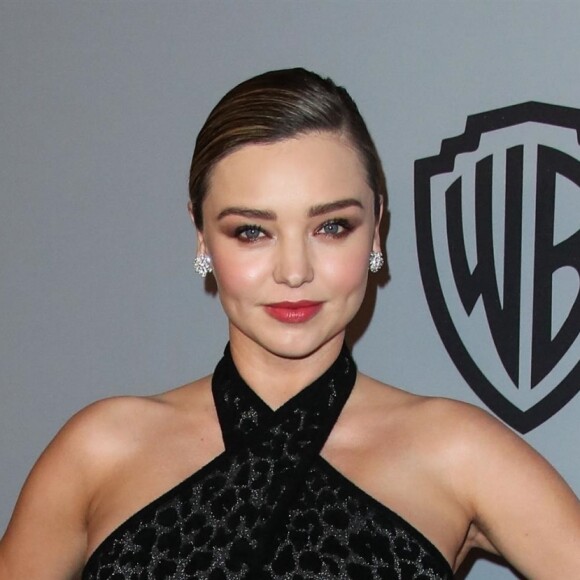 Miranda Kerr, enceinte - After-party des Golden Globes organisée par Warner Bros. Pictures et InStyle. Beverly Hills, Los Angeles, le 7 janvier 2018.
