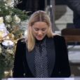 Marion Cotillard lit un texte hommage - Obsèques de Johnny Hallyday à l'église de la Madeleine, le 9 décembre 2017 à Paris