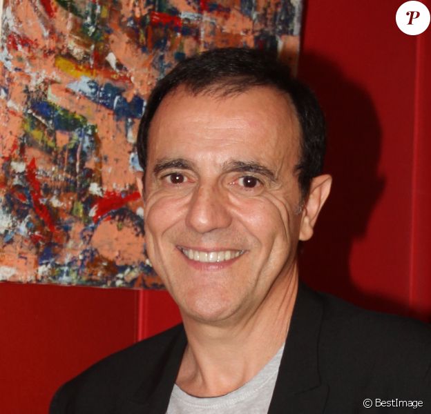 Exclusif - Thierry Beccaro - Vernissage de l'exposition de Thierry Beccaro sur le thème de la "Promenade acrylique" à l'hôtel Renaissance à Paris le 21 septembre 2015.