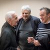 Exclusif - Enrico Macias et Elie Semoun - Concert de Charles Aznavour à l'Accorhotels Arena à Paris, le 13 décembre 2017 © Cyril Moreau / Bestimage