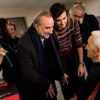 Exclusif - Antoine Duléry et son fils Raphaël - Concert de Charles Aznavour à l'Accorhotels Arena à Paris, le 13 décembre 2017 © Cyril Moreau / Bestimage