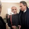 Exclusif - Michel Drucker - Concert de Charles Aznavour à l'Accorhotels Arena à Paris, le 13 décembre 2017 © Cyril Moreau / Bestimage