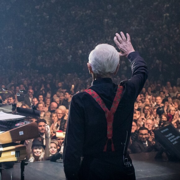 Exclusif - Concert de Charles Aznavour à l'Accorhotels Arena à Paris, le 13 décembre 2017 © Cyril Moreau / Bestimage