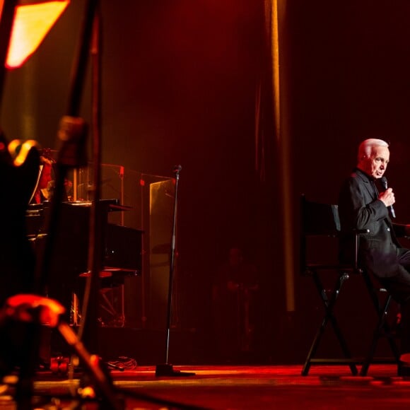 Exclusif - Concert de Charles Aznavour à l'Accorhotels Arena à Paris, le 13 décembre 2017 © Cyril Moreau / Bestimage