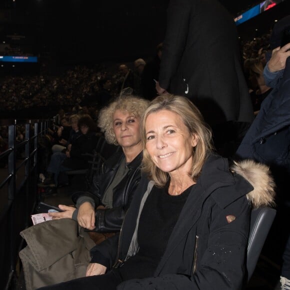 Exclusif - Claire Chazal - Concert de Charles Aznavour à l'Accorhotels Arena à Paris, le 13 décembre 2017 © Cyril Moreau / Bestimage