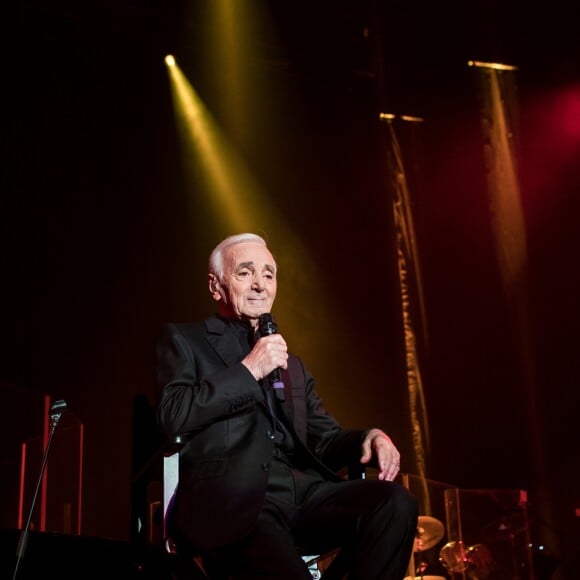 Exclusif - Concert de Charles Aznavour à l'Accorhotels Arena à Paris, le 13 décembre 2017 © Cyril Moreau / Bestimage