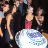 "Beverly Hills" fête son 250e épisode à Hollywood, le 3 novembre 1998.