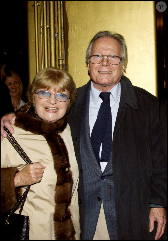 Jean Piat et Françoise Dorin - Générale du spectacle de Chevallier et Laspalès à Paris en 2008