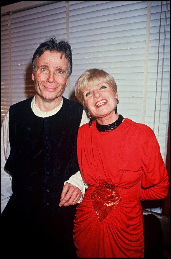 Jean Piat et Françoise Dorin - Générale de la pièce L'Homme de la Mancha à Paris en 1988