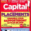 Couverture du magazine "Capital", numéro 316, janvier 2018.
