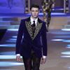 Noé Elmaleh (fils de Gad Elmaleh) - Défilé Dolce & Gabbana lors de la Fashion Week à Milan, Italie, le 13 janvier 2018.