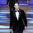 Kevin Chaplin (fils d'Eugene et petit-fils de Charlie Chaplin) - Défilé Dolce &amp; Gabbana lors de la Fashion Week à Milan, Italie, le 13 janvier 2018.