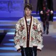 L'influenceur et vlogueur Juan Pablo Zurita - Défilé Dolce &amp; Gabbana lors de la Fashion Week à Milan, Italie, le 13 janvier 2018.