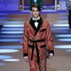 Chase Hill (frère du mannequin Taylor Hill) - Défilé Dolce & Gabbana lors de la Fashion Week à Milan, Italie, le 13 janvier 2018.
