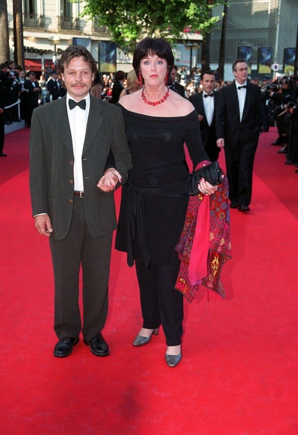 Cris Campion et Anny Duperey à Cannes, le 24 mai 2002.