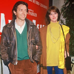 Anny Duperey et Bernard Giraudeau à la première du film "Angel Heart" le 31 mars 1987.