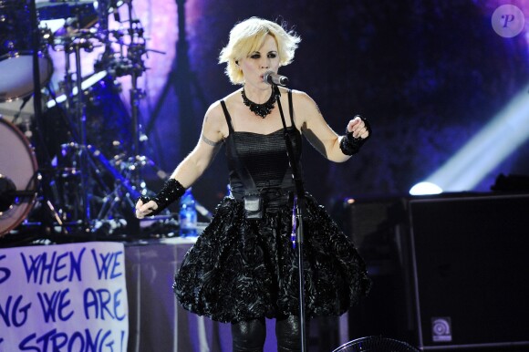 Dolores O'Riordan et The Cranberries) en concert à Padoue en Italie le 28 octobre 2012.