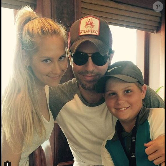 Anna Kournikova et Enrique Iglesias sur Instagram le 9 juin 2016.