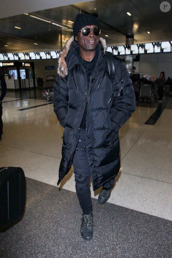 Seal arrive à l'aéroport de Los Angeles (LAX), le 3 janvier 2018.