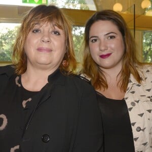 Semi-exclusif - Michèle Bernier et sa fille Charlotte Gaccio - People assistent au concert de Patrick Bruel qui chante Barbara au Théâtre du Châtelet à Paris le 6 juin 2016. © Coadic Guirec / Bestimage