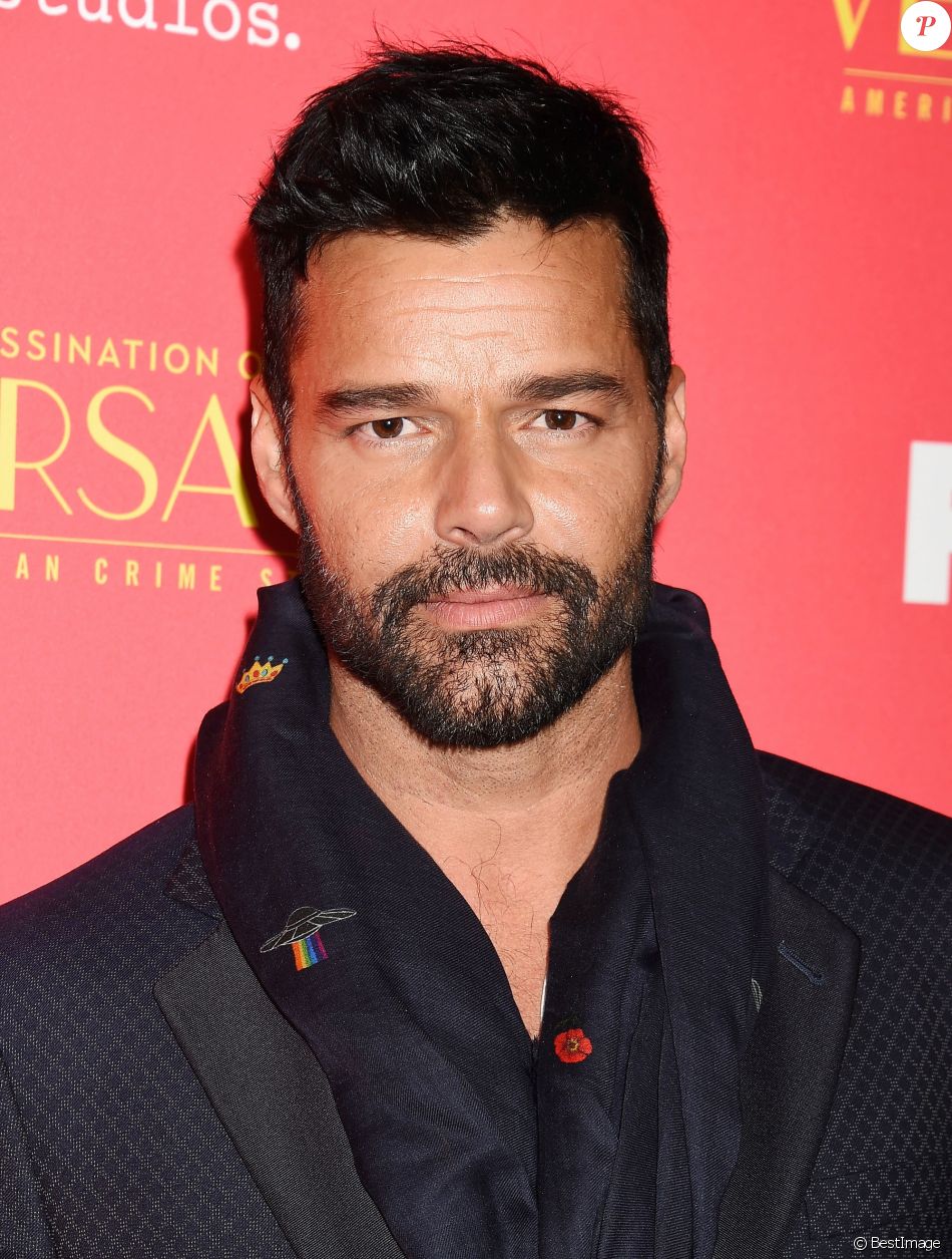 Ricky Martin - Première d la série &quot;The Assassination Of Gianni Versace: American Crime Story&quot; à Los Angeles, Californie, Etats-Unis, le 8 janvier 2018. © JLPPA/Bestimage