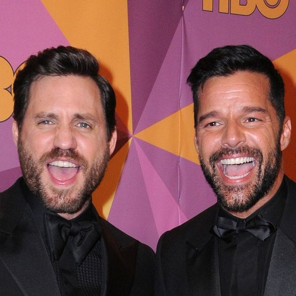 Edgar Ramirez, Ricky Martin à la soirée "HBO Golden Globe After Party" au Beverly Hilton à Los Angeles, le 7 janvier 2018. © Birdie Thompson-AdMedia via Zuma/Bestimage