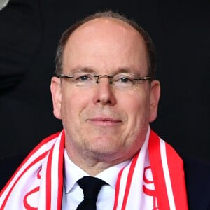 Le prince Albert II de Monaco - Rencontre de Ligue 1 de football entre Monaco et Nice au stade Louis II de Monaco le 16 janvier 2018. Monaco et Nice ont fait match nul 2 buts à 2. © Bruno Bebert/Bestimage