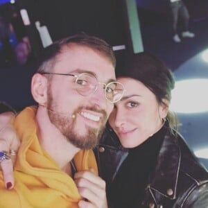 Christophe Willem et Jenifer - Coulisses des Enfoirés 2017, janvier 2018, Instagram