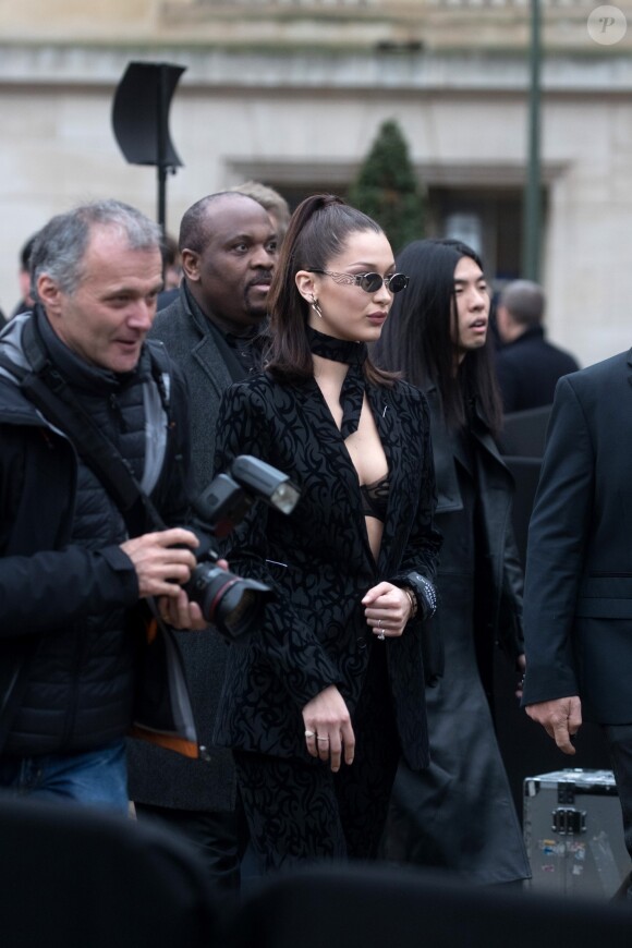 Bella Hadid - Défilé de mode Dior Homme collection Automne/Hiver 2018/2019 à Paris, le 20 janvier 2018.