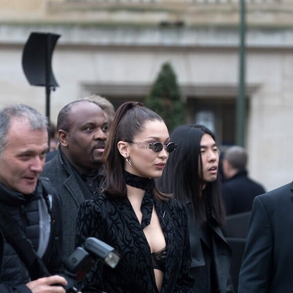 Bella Hadid - Défilé de mode Dior Homme collection Automne/Hiver 2018/2019 à Paris, le 20 janvier 2018.